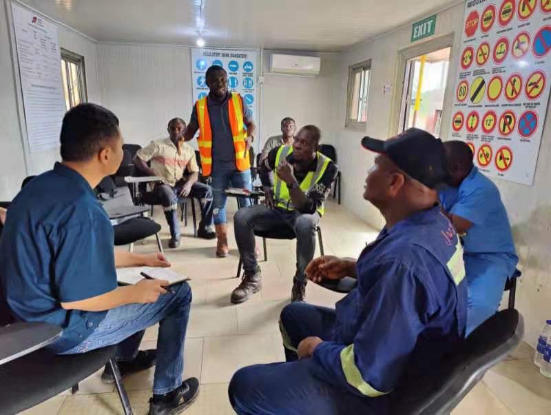 Service return visit to Lafarge, a key account in Nigeria